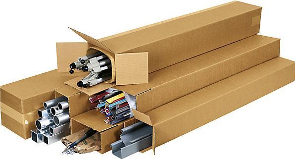 Produktbild kaiserkraft Lange Wellpapp-Faltkartons (1 Stk.)