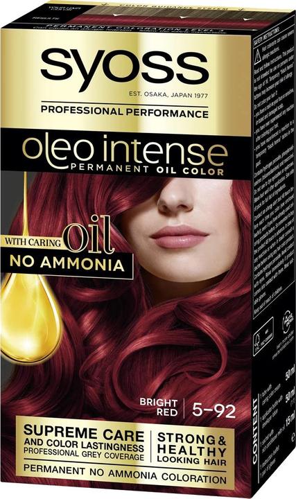Actual product image Syoss OLIO INTENSE ink sin amoniaco #5.92-rojo intenso 5 pz (5-92)
