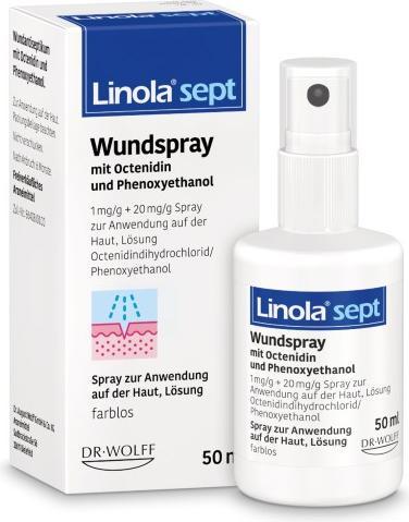 Actual product image Dr. Wolff Linola sept wound spray, 50 ml solution (50 ml)