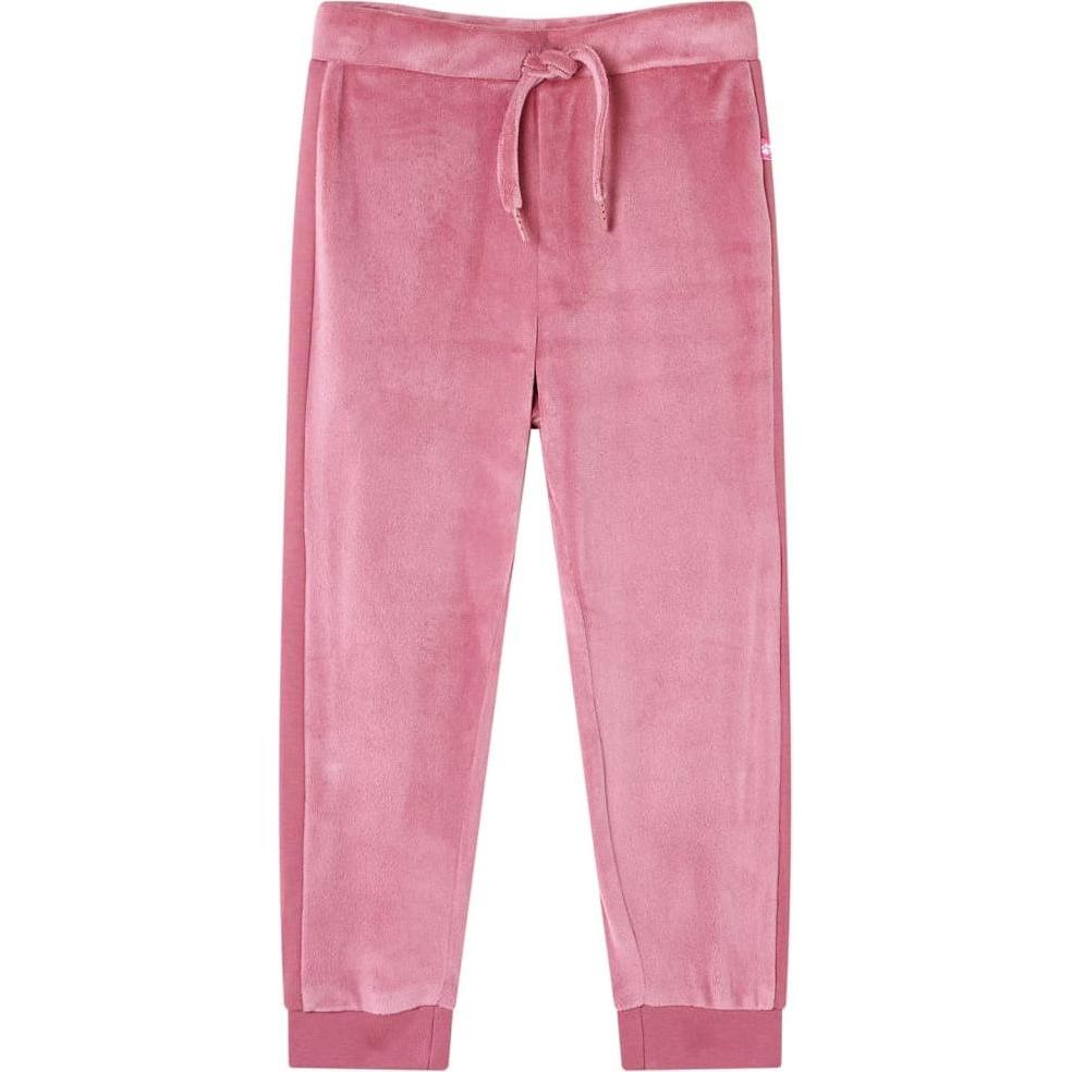 VidaXL, Unisex, Sporthose, Kinder-Trainingshose Himbeerrosa 104,Material: 94 (104), Rot, 104