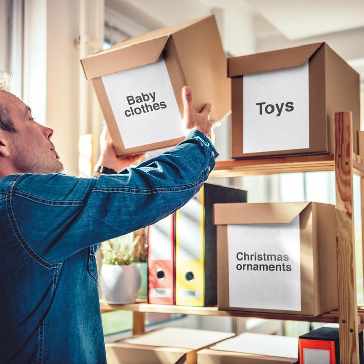 Actual product image Apli Universal labels, a4, 210x297 mm, 10 pieces, white