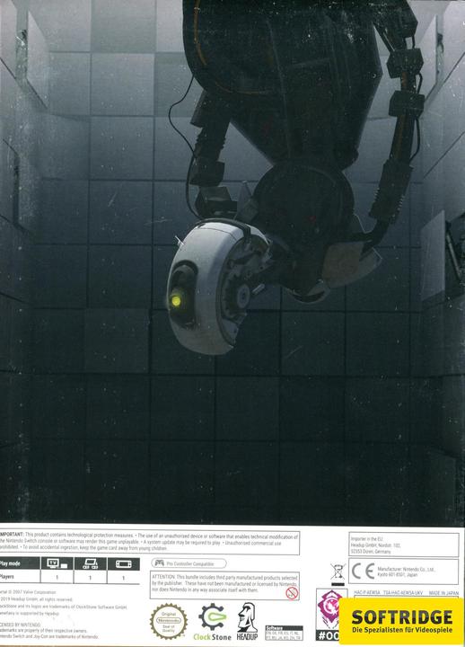 Produktbild Headup Games Bridge Constructor: Portal (Switch, DE)