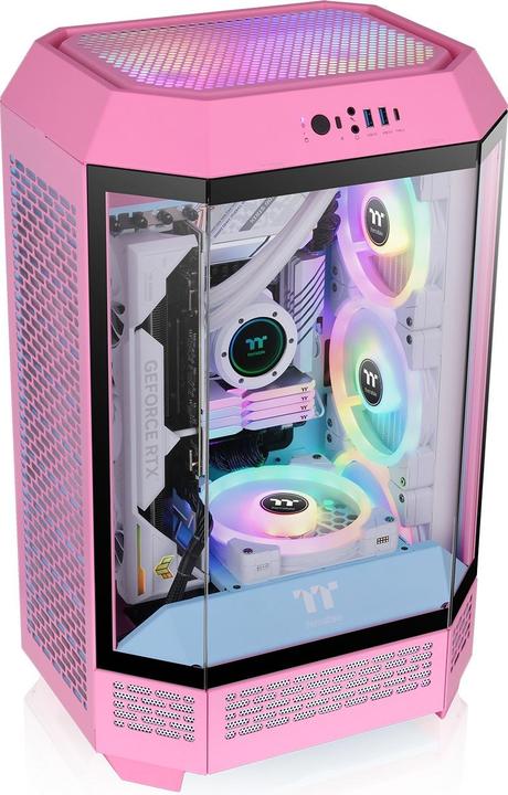 Immagine prodotto Thermaltake The Tower 300 Bubble Pink (mATX, Mini-ITX)