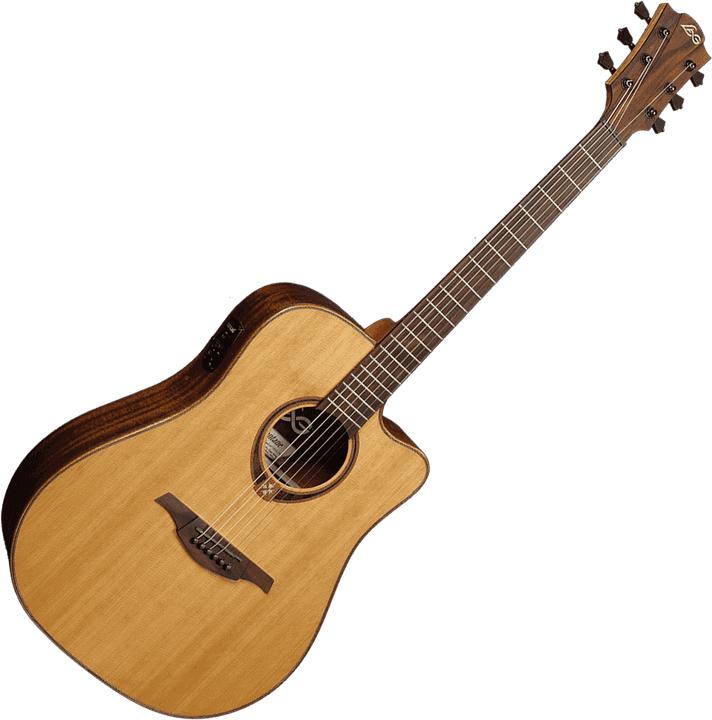 Produktbild LÂG T118DCE (Akustik Gitarre, Mahagoni, Zedernholz)