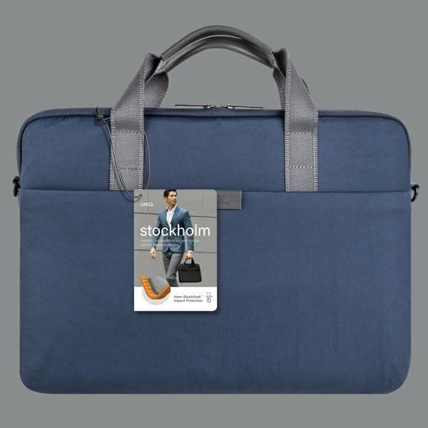 Actual product image Uniq torba Stockholm laptop Sleeve 16" niebieski/abyss blue (16")