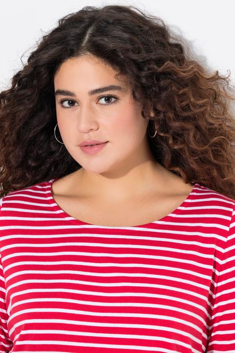 Produktbild Ulla Popken Ringelshirt, Classic, Rundhals, 3/4-Arm (46, 48)