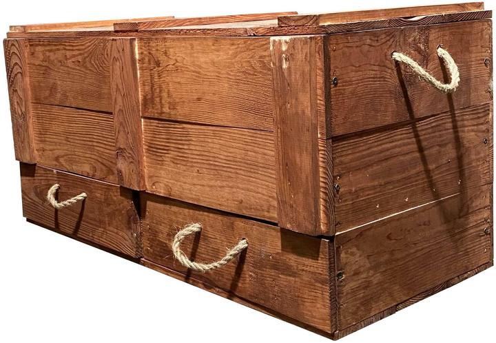 Produktbild Holz Zollhaus Truhe Vintage (43 cm, 133.99 l, 1x)