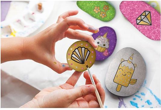 Image du produit Grafix Stenen Schilderen Paillettes Eenhoorn