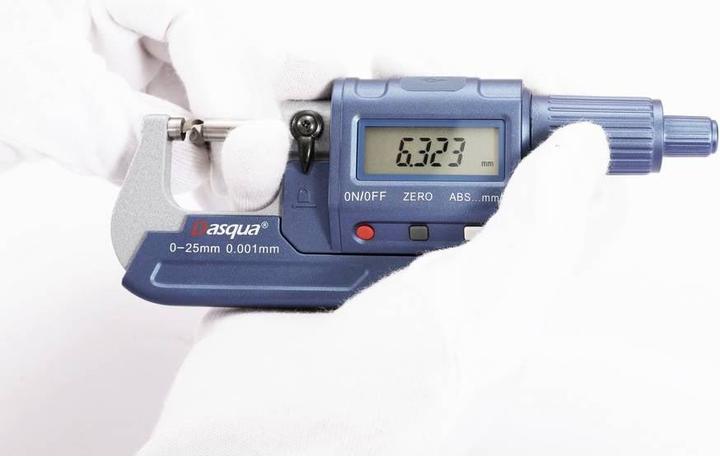 Productafbeelding Dasqua 4230-2005 Digitale externe micrometer met digitaal display 0 - 25mm Aflezing: 0,001mm