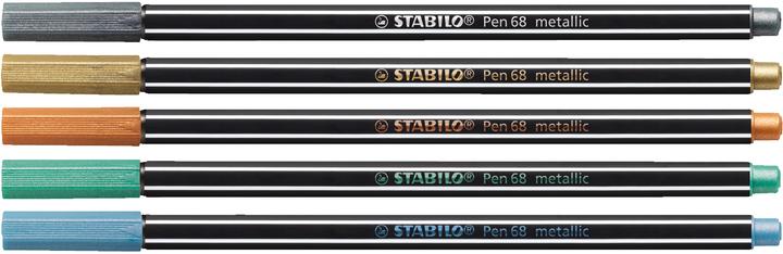Produktbild STABILO Pen 68 Premium Metallic-Filzstift (6x)