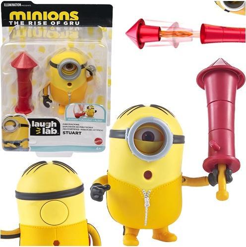 Actual product image Mattel Minions Firecracking Stuart Miniature Toy for 4+ Years GNR49