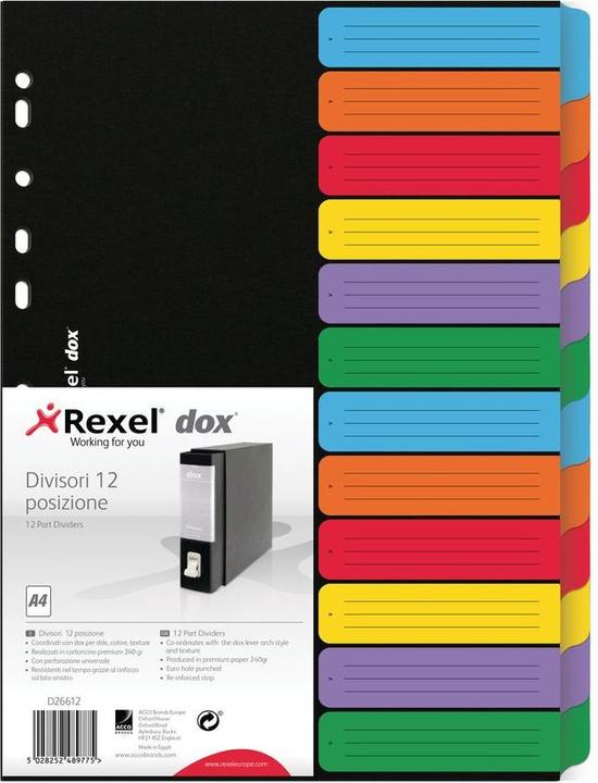 Produktbild Rexel D26612 Interpack Expandierbare Aktentasche Schwarz, Mehrfarbig
