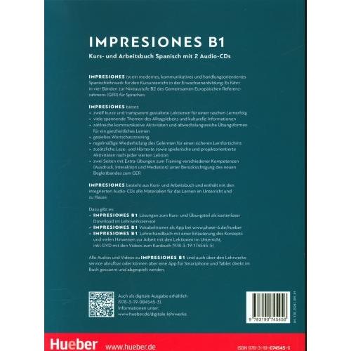 Thumbnail - Impresiones B1 Kurs- und Arbeitsbuch Spanisch mit 2 Audio-CDs, Schulbücher von Collectif