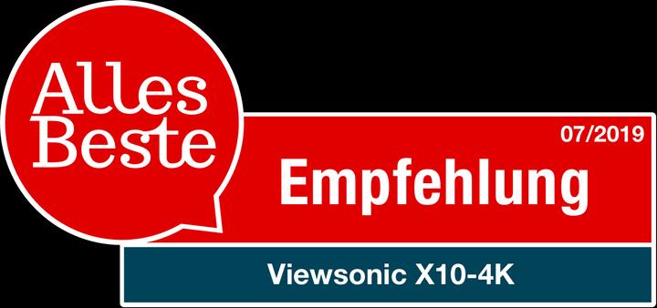 Actual product image Viewsonic X10-4K (4K, 2400 lm, 0.8:1)