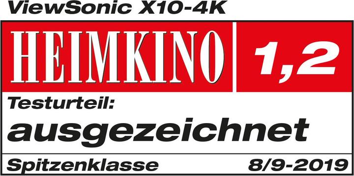 Actual product image Viewsonic X10-4K (4K, 2400 lm, 0.8:1)