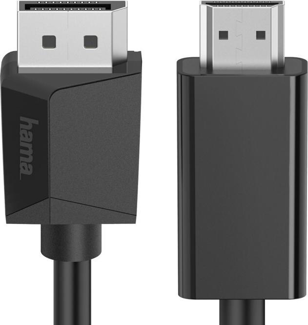 Actual product image Hama DisplayPort — HDMI (Typ A) (1.50 m, DisplayPort, HDMI, 1.4)