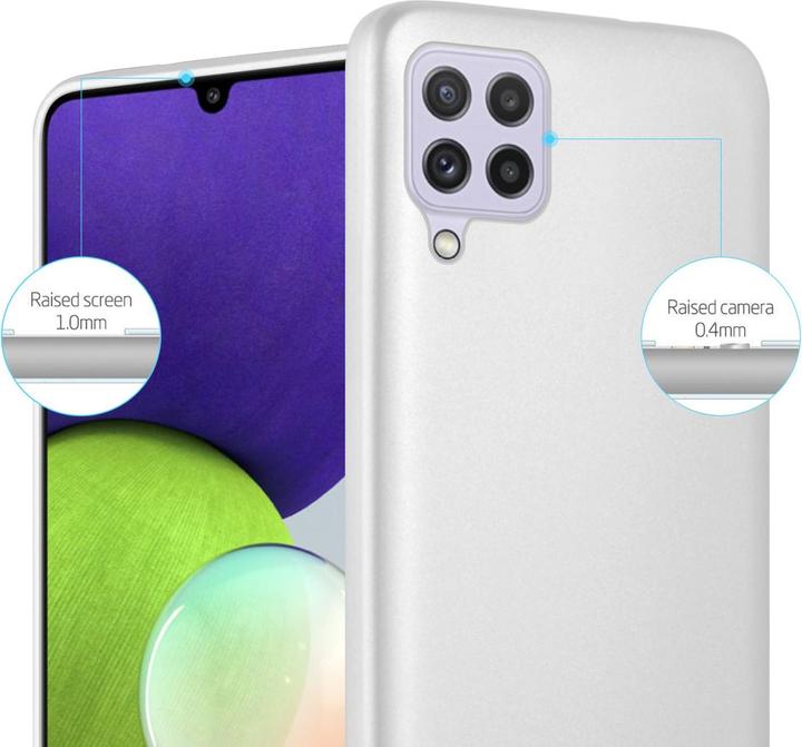 Immagine prodotto Cadorabo Manicotto metallico opaco in TPU (Samsung Galaxy A22, Samsung Galaxy A32, Samsung Galaxy M22)