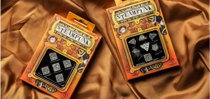 Immagine prodotto Q Workshop SMST35 - Set di dadi Steampunk in metallo (7)