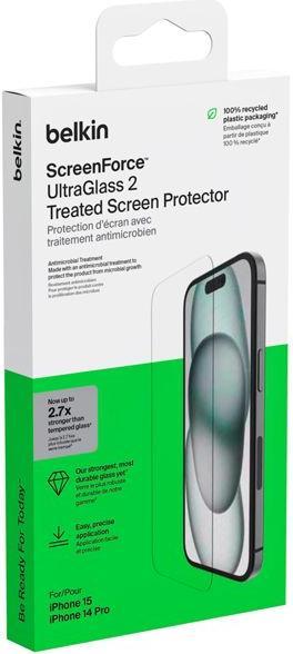 Produktbild Belkin ScreenForce Pro UltraGlass2 (1 Stk., Apple iPhone 14 Pro, Apple iPhone 15, Apple iPhone 16)