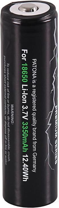 Actual product image Patona Premium Cell 18650 Button (1 pcs., 18650, 3350 mAh)