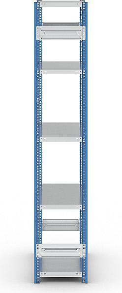 Actual product image eurokraft pro Shelf plug-in rack, blue / galvanized