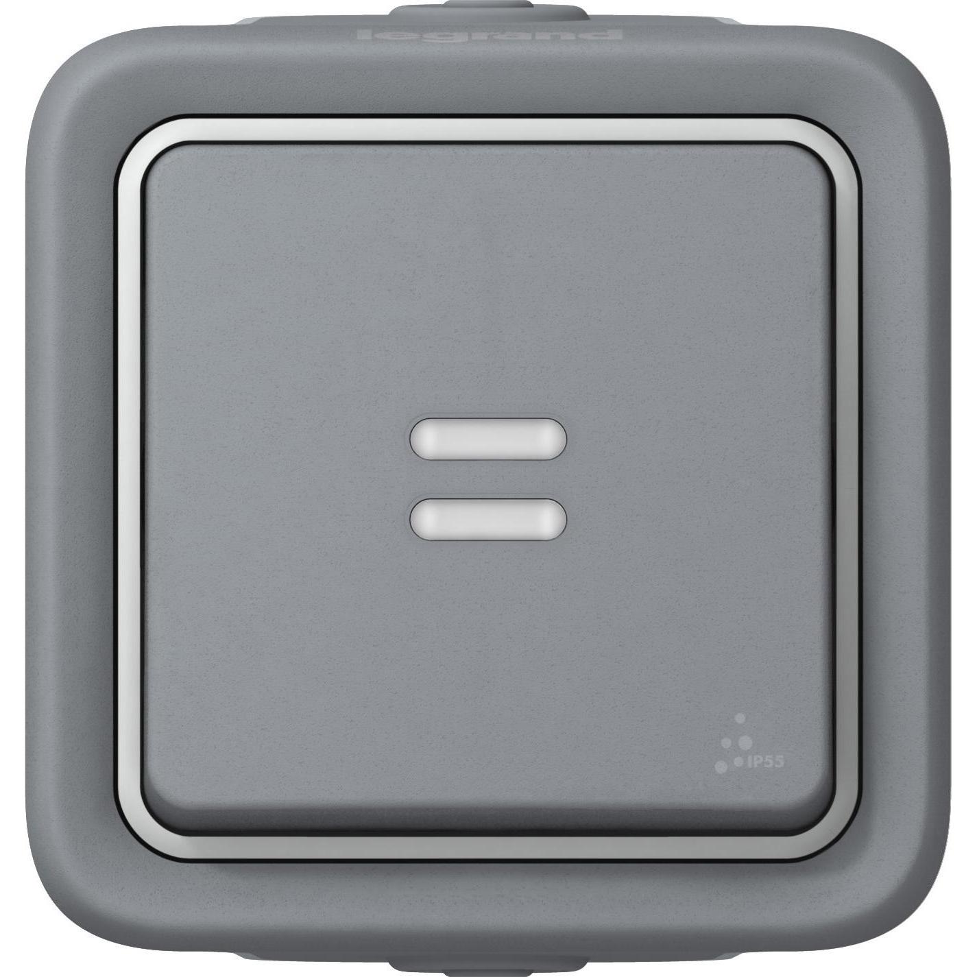 Legrand 69752, Taster + Schalter, Grau