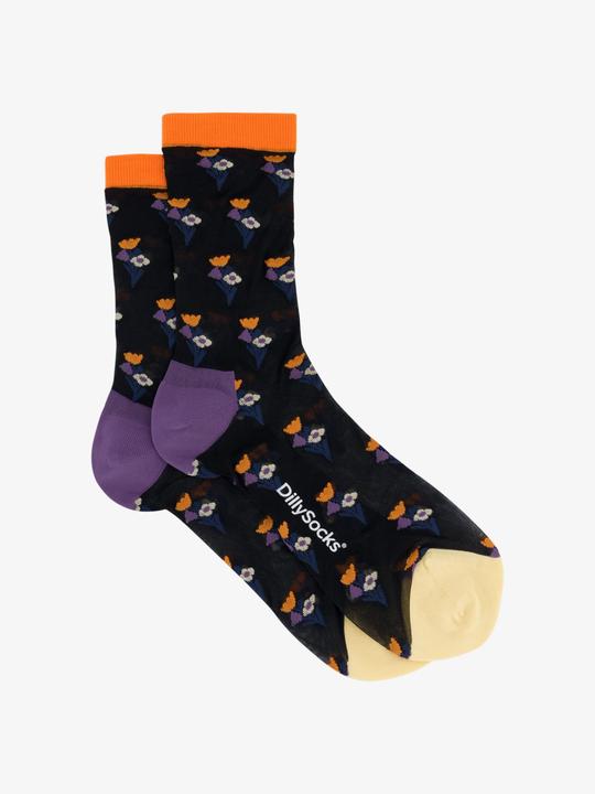 Actual product image DillySocks Tiny Flower Bouquet (Single pack, 39 - 41)