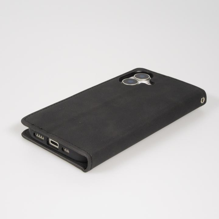 Image du produit PhoneLook Etui cuir Flip Wallet vintage avec fermeture aimantée et compartiment cartes (Apple iPhone 17)