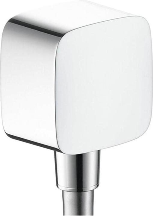 Produktbild hansgrohe FixFit Schlauchanschluss mit Rückflussverhinderer und Winkel (26457000)
