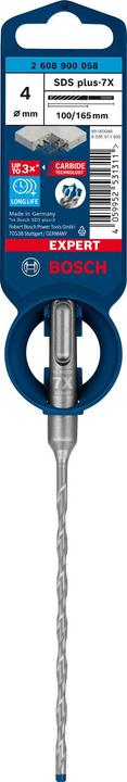 Productafbeelding Bosch Professional Zubehör Expert SDS plus-7X hamerboor, 4 x 100 x 165 mm (4 millimeter)