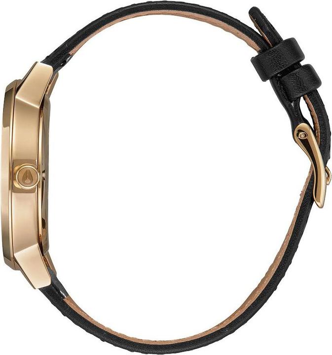 Immagine prodotto Nixon Kensington Pelle Oro Nero Argento (Orologio da polso analogico, 37 mm)
