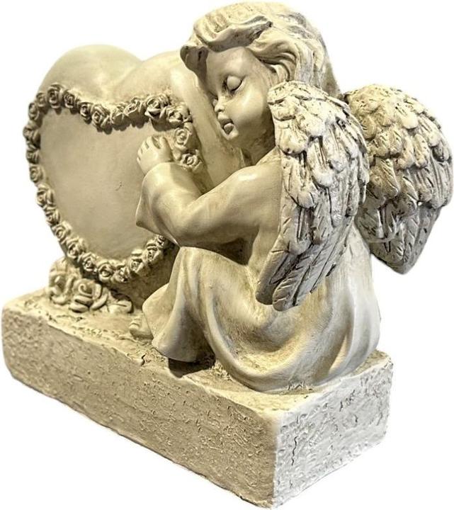 Immagine prodotto Dameco Decorazione tombale con angelo e cuore