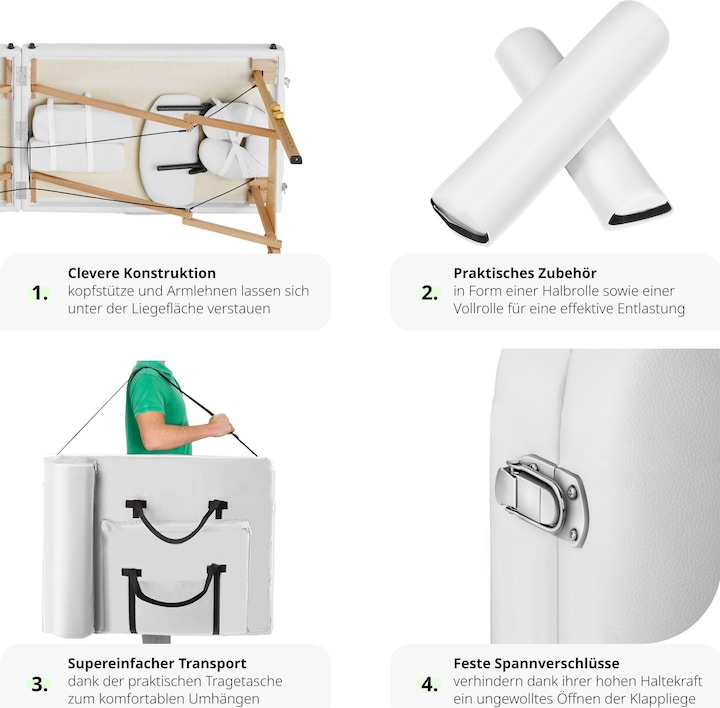 Actual product image tectake Massage table