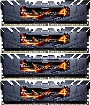 Produktbild G.Skill Ripjaws 4 (4 x 8GB, 2400 MHz, DDR4-RAM, DIMM)