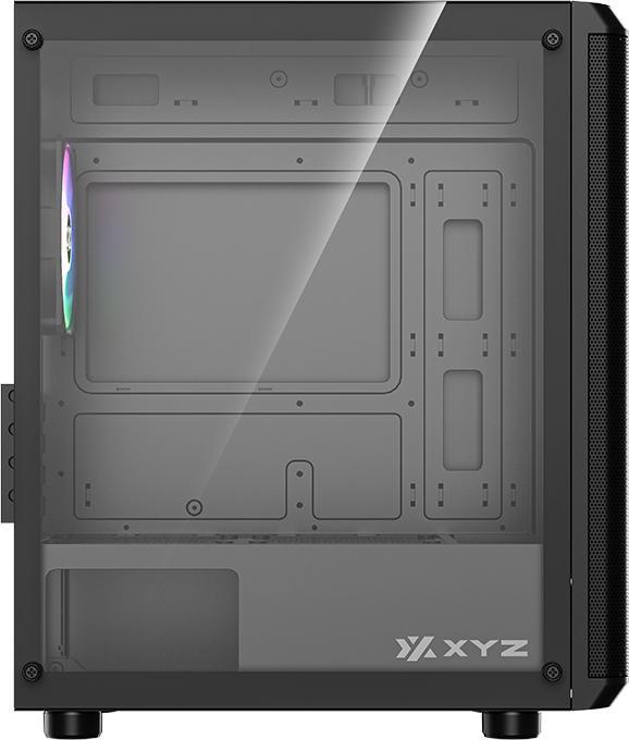 Actual product image xyz Torre Matx Airone 60 Mesh Lite Black (mATX)
