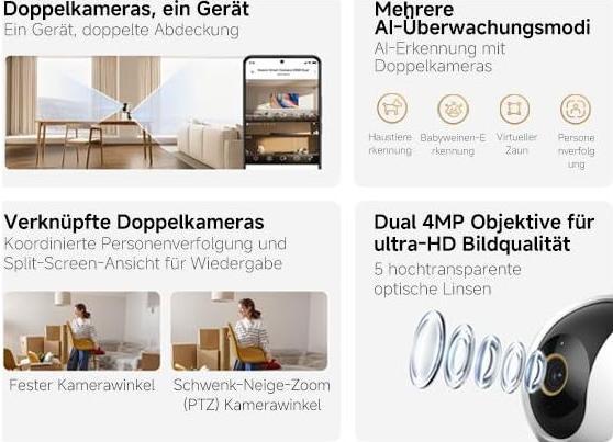 Actual product image Xiaomi Smart Camera C500 Dual (2560 x 1440 Pixels)