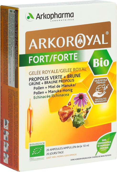 Arkopharma Arkoroyal forte (20 pièce(s), Ampoules, 364 g)