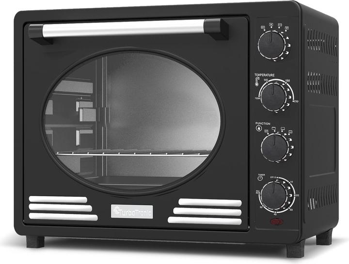 Actual product image TurboTronic By Z-Line EV35R Retro Electric Oven - 35 litre - Zwart