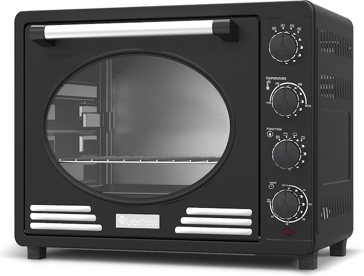 Produktbild TurboTronic By Z-Line EV35R Retro Elektrische Oven - 35 liter - Zwart