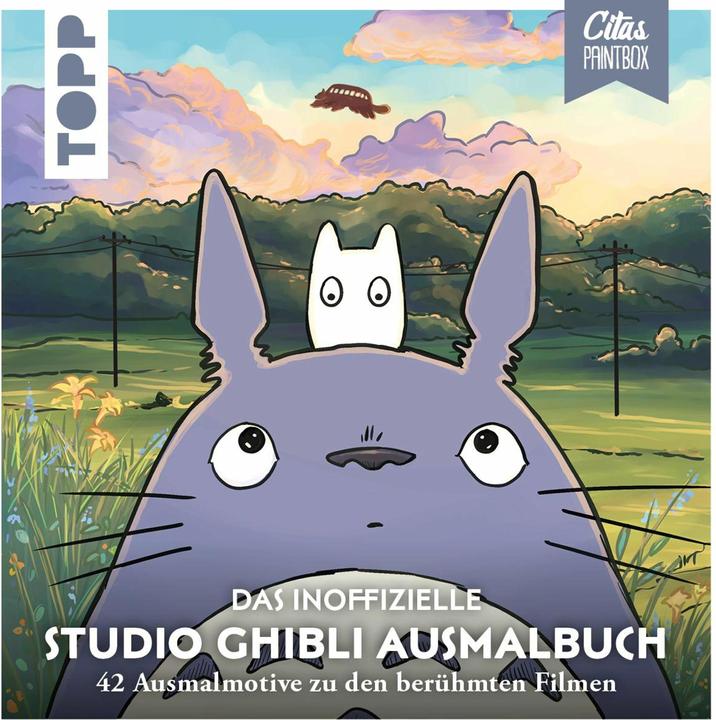 Actual product image The unofficial Studio Ghibli colouring book