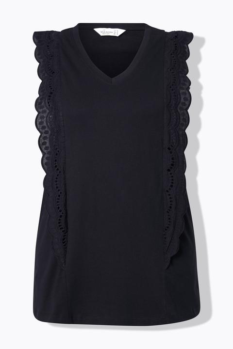 Immagine prodotto Miamoda Top, A-Linie, Spitzen-Einsatz (46)