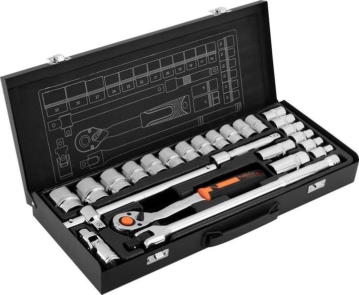 Image du produit Neo Zestaw narzędzi 10-036 25 el. (1/2")