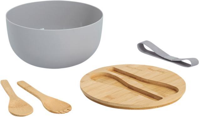 Produktbild Zeller Present Salatschüssel mit Besteck und Deckel (23.50 cm, 3 l, 1x)
