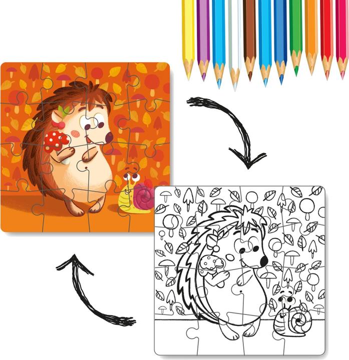 Image du produit Dodo À colorier 2en1 (16 pièces)