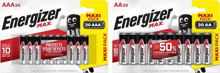 Energizer Set alcalino massimo