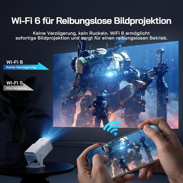 Actual product image Wolfang Mini Projector Full HD 1080P (Full HD)