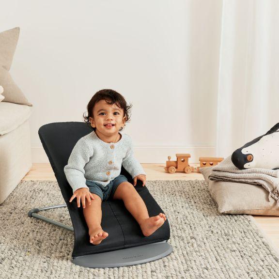 Productafbeelding BabyBjörn Zachte wip, geweven Classic Quilt, zwart