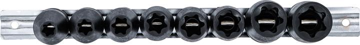 Actual product image BGS Impact Socket Set E-Star 12.5 mm (1/2") Drive E10 - E24 mm 8 pcs.