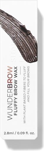 Actual product image Wunder2 WUNDERBROW Fluffy Fibre Brow Wax Black/Brown 3 gr