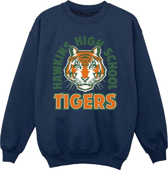 Produktbild Netflix Stranger Things Hawkins Arch Tiger Sweatshirt Mädchen (128)